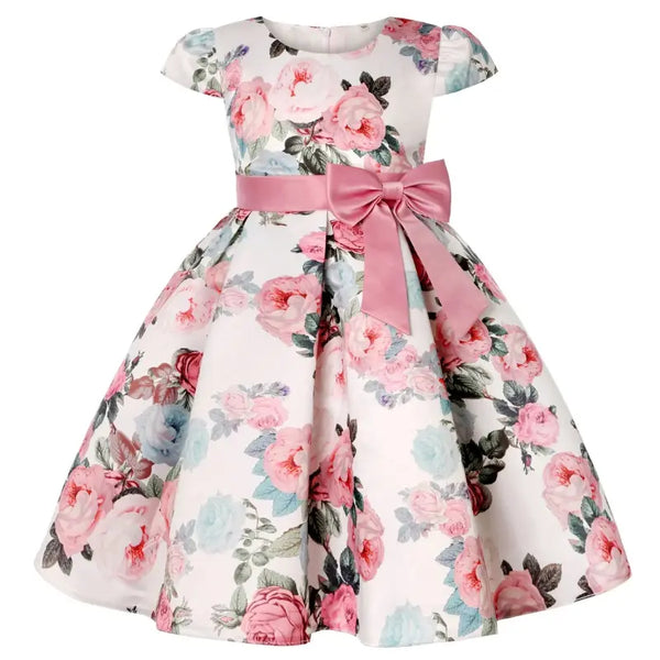 Vestido-Infantil-festa-para-meninas-rosa-com-laço-Bianca-Vitrine-Plaza