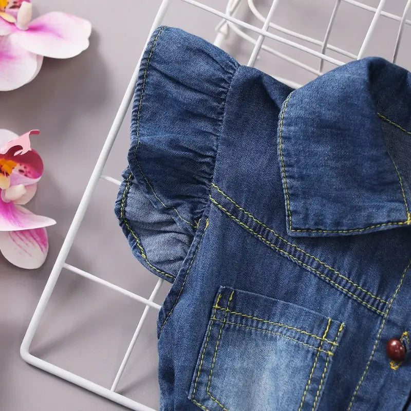 Vestido-Jeans-Infantil-Luara-de-verão-bordado-Vitrine-Plaza