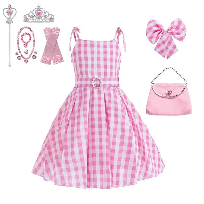 Vestido-de-Princesa Barbie-Infantil-Rosa-acessorios02-Vitrine-Plaza