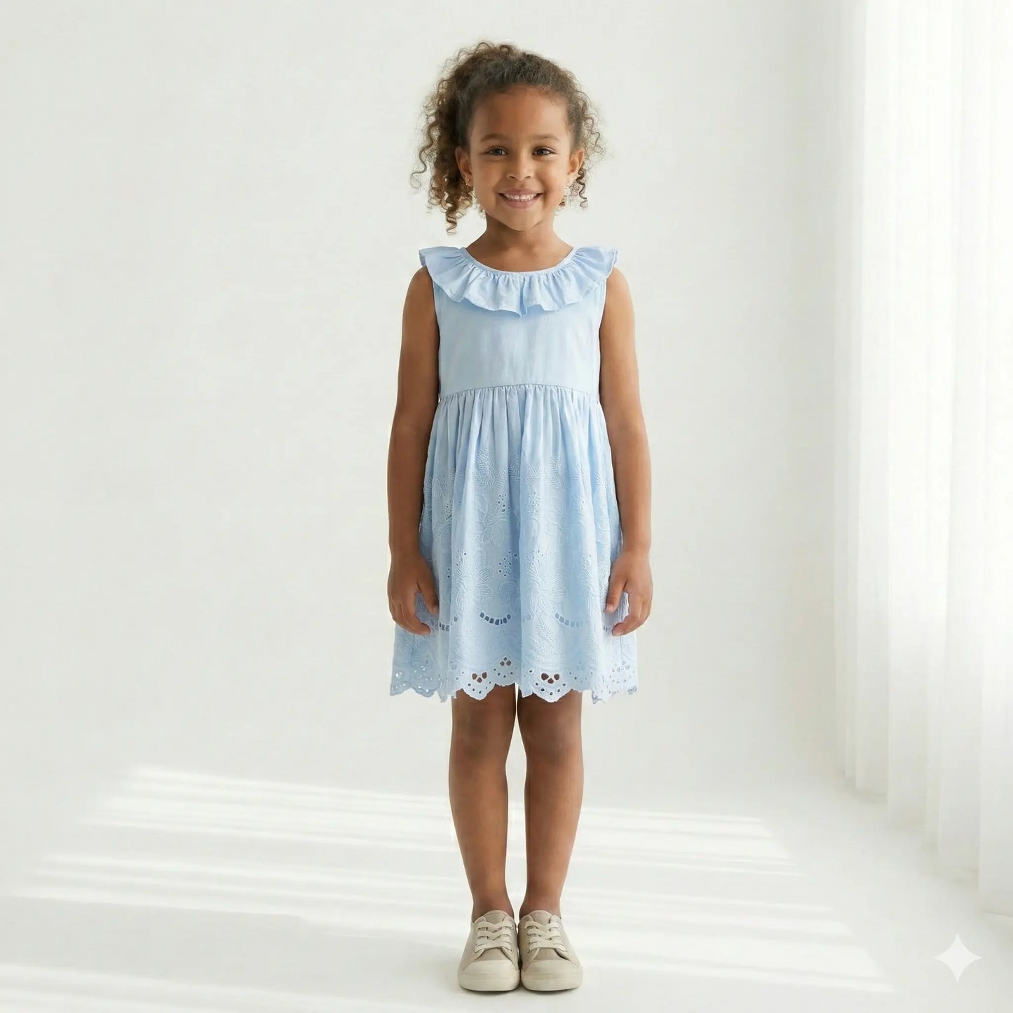Vestido-azul-Infantil-flora-azul-claro-Vitrine-Plaza
