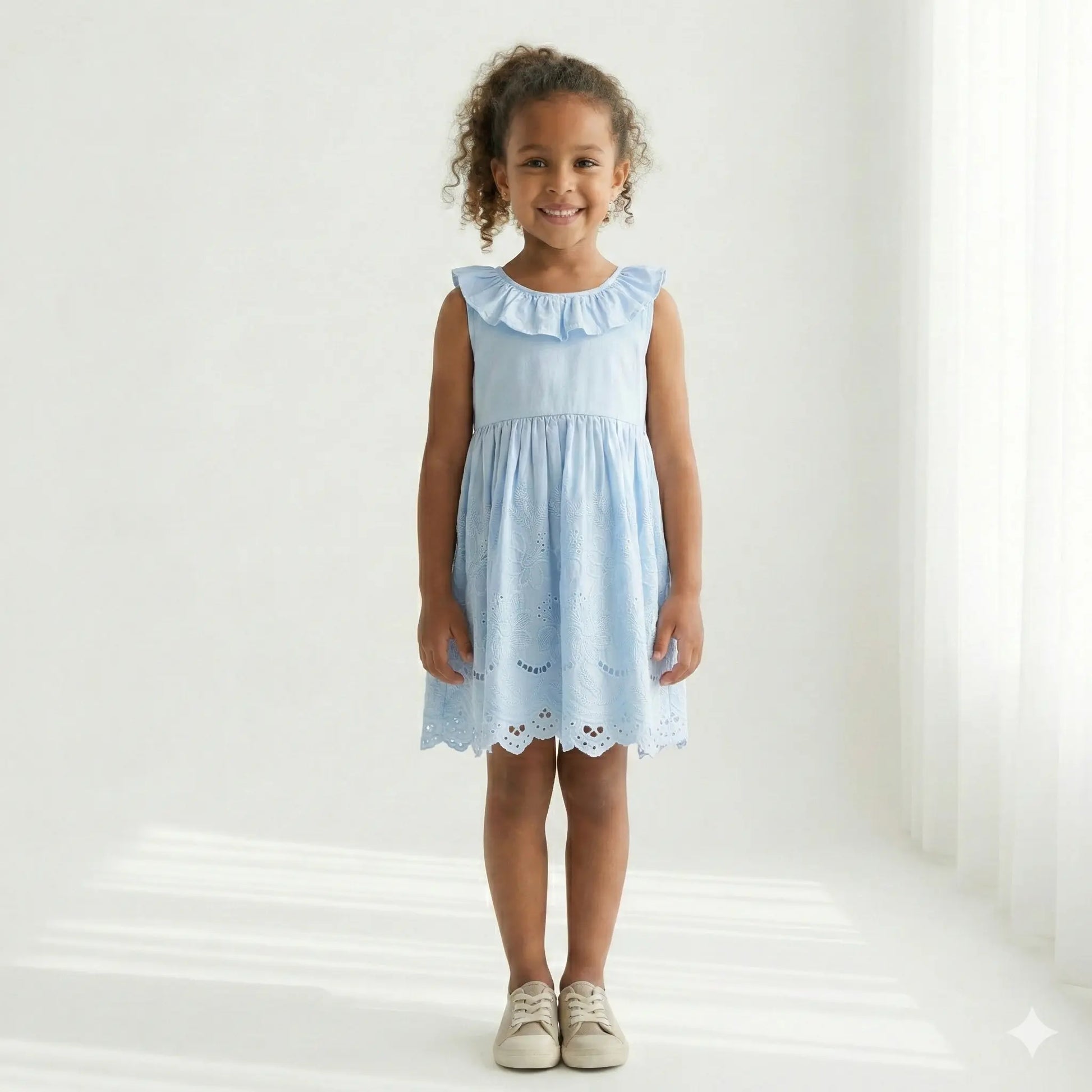 Vestido-azul-Infantil-flora-azul-claro-Vitrine-Plaza
