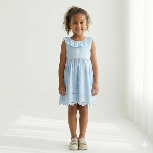 Vestido-azul-Infantil-flora-azul-claro-Vitrine-Plaza

