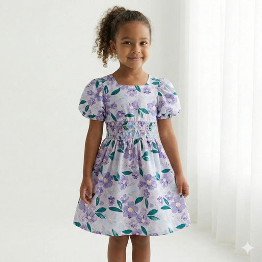 Vestido-infantil-Amelia-de-festa-florido-verão-Vitrine-Plaza