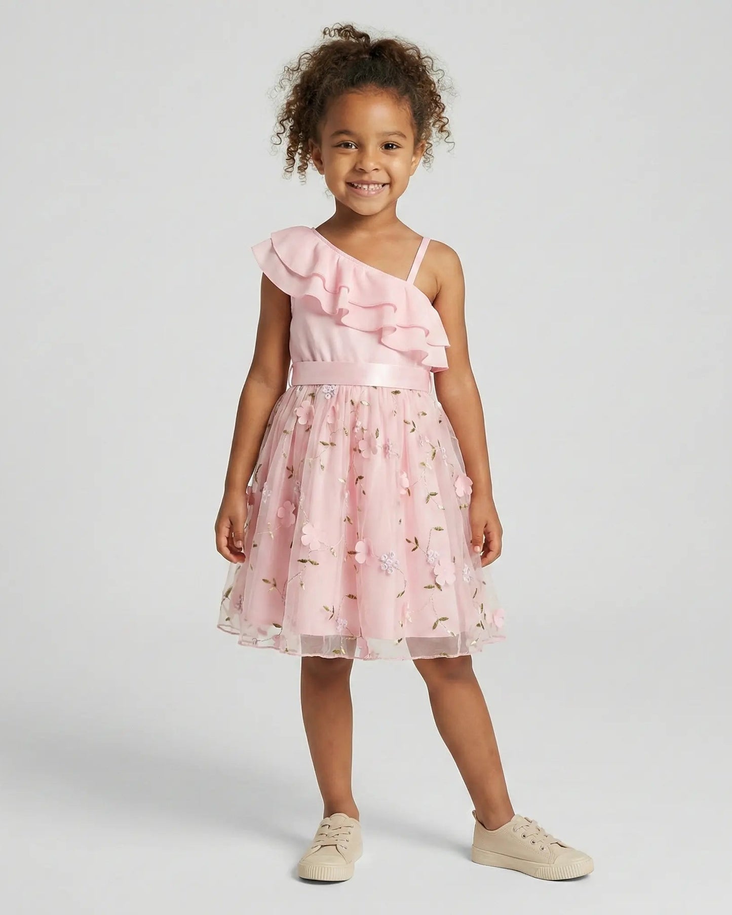 Vestido-infantil-de-festa-rosa-para-meninas-elegantes-Vitrine-Plaza