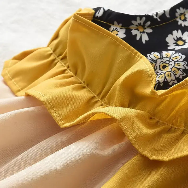 Vestido-Infantil-de-verão-um-ombro-só-com-design-unico-Vitrine-Plaza