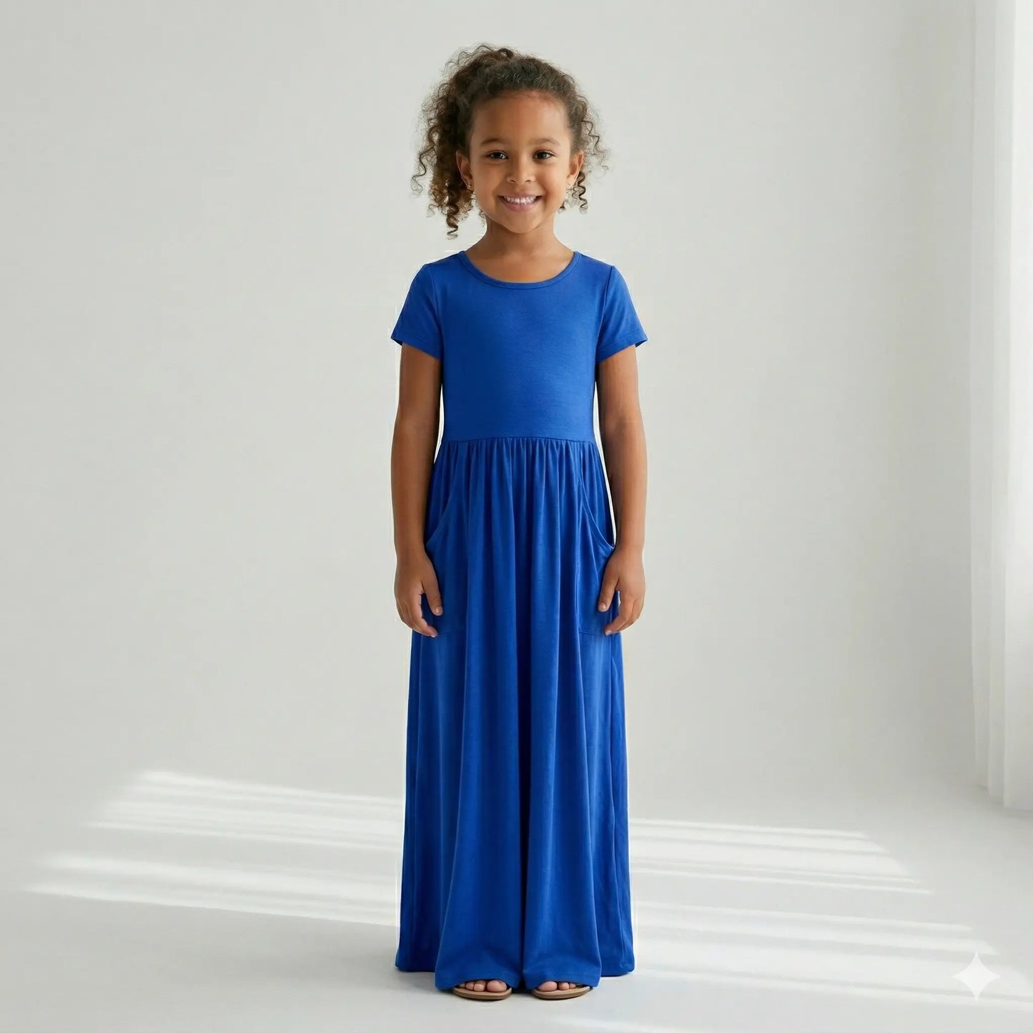 Vestido-longo-menina-azul-tecido-ideal-para-o-verão-Vitrine-Plaza