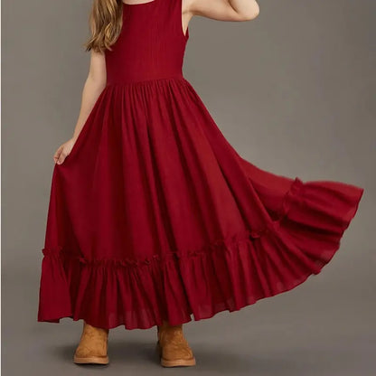 Vestido-longo-Infantil-Lorena-vermelho-Vitrine-Plaza