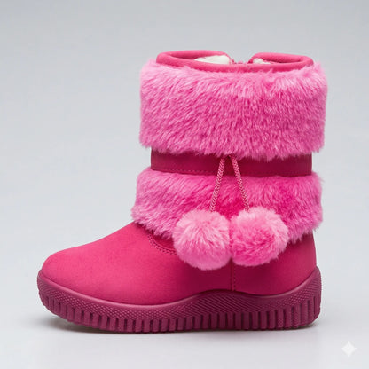 Bota-infantil-feminina-rosa-de-inverno-molekinha-estilosa-Vitrine-Plaza