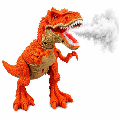 Dinossauro-rex-brinquedo-laranja-com-fumaca-e-dentes-realistas-Vitrine-Plaza