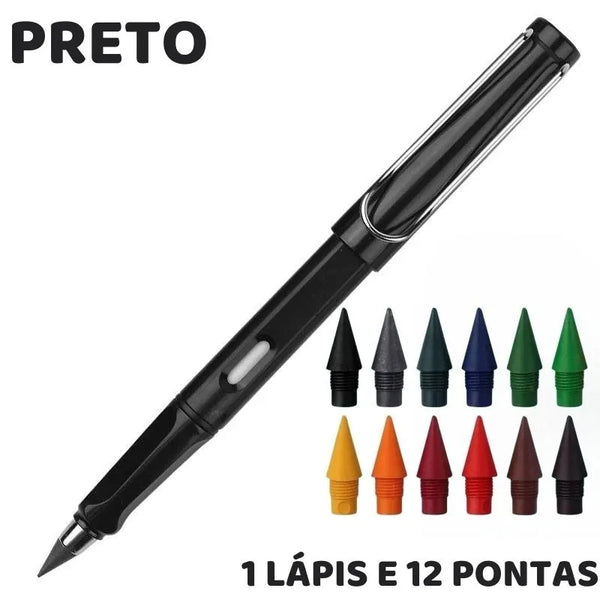 variante-lapis-de-cor-infinito-preto-com-12-pontas