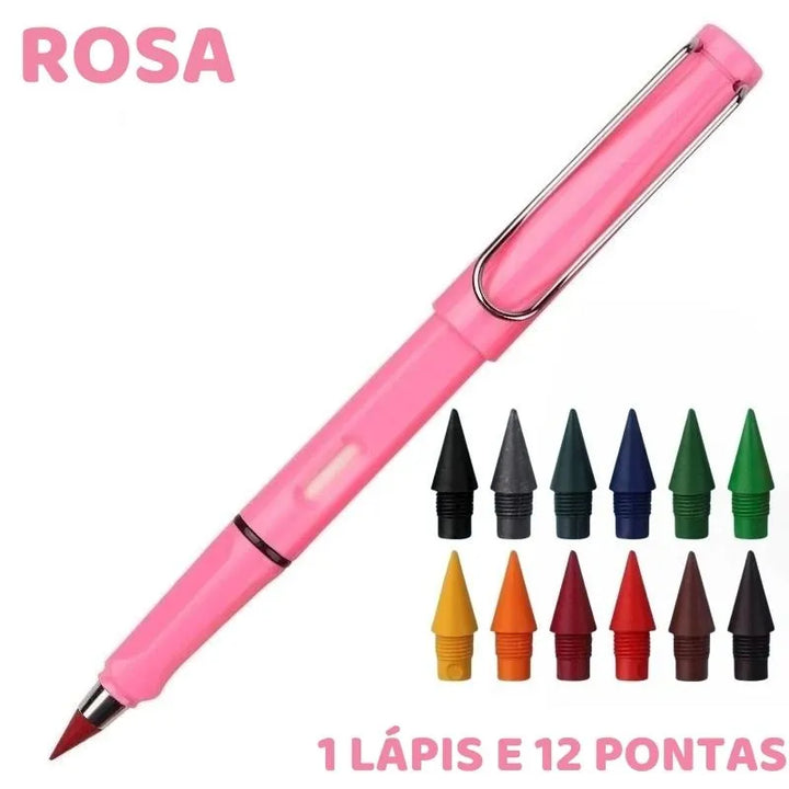 variante-lapis-de-cor-infinito-rosa-com-12-pontas