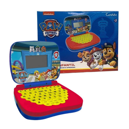 Laptop-infantil-Patrulha-Canina-educativo-bilingue-com-caixa-Vitrine-Plaza