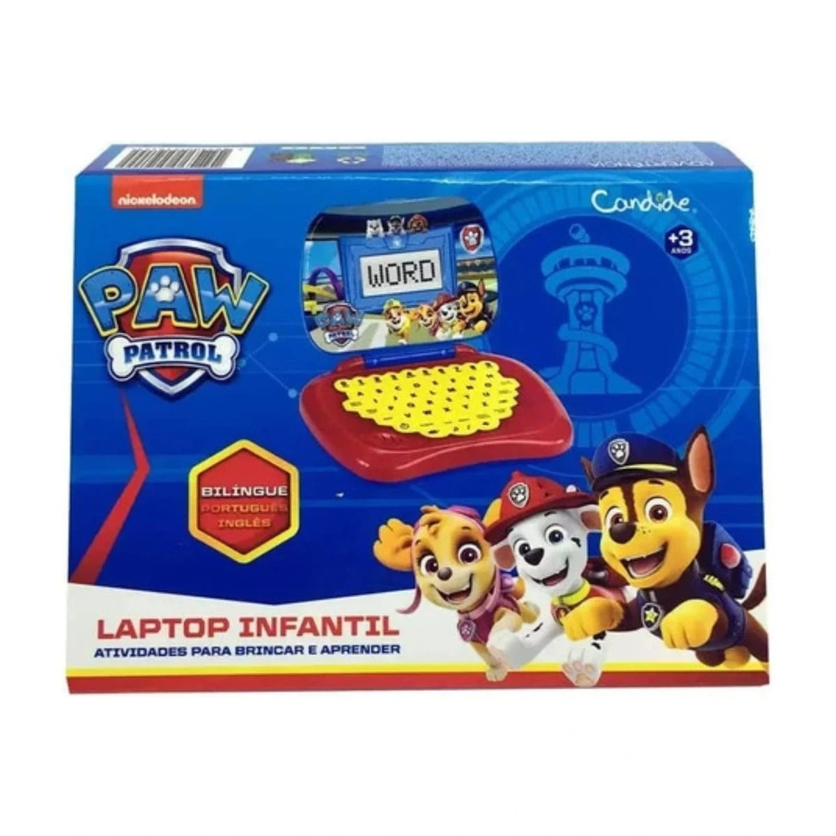 Laptop-infantil-educativo-Patrulha-Canina-na-embalagem-original-Vitrine-Plaza
