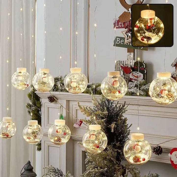 Luzes de iluminação de natal