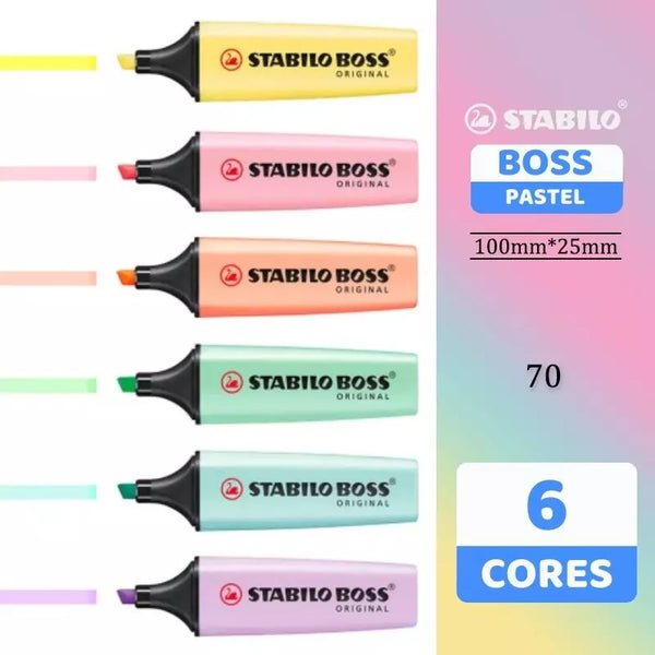 Marca-Texto-Stabilo-Kit-com-6-Cores-vitrine-plaza