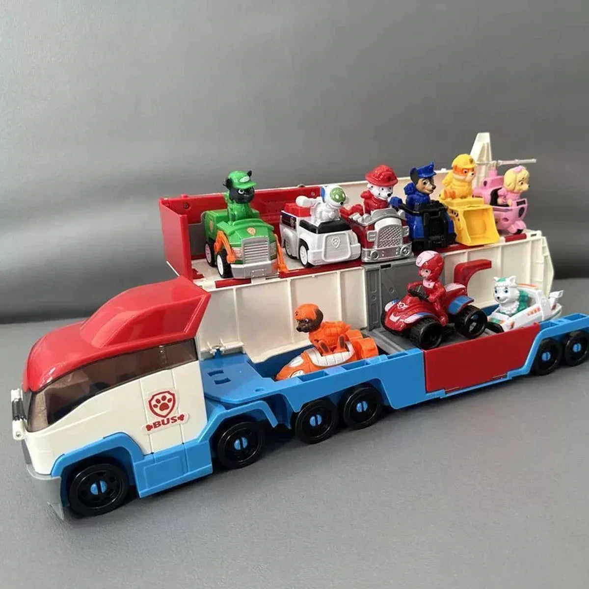 Onibus-da-Patrulha-Canina-grande-45cm-com-7-carros-na-galeria-principal-Vitrine-Plaza