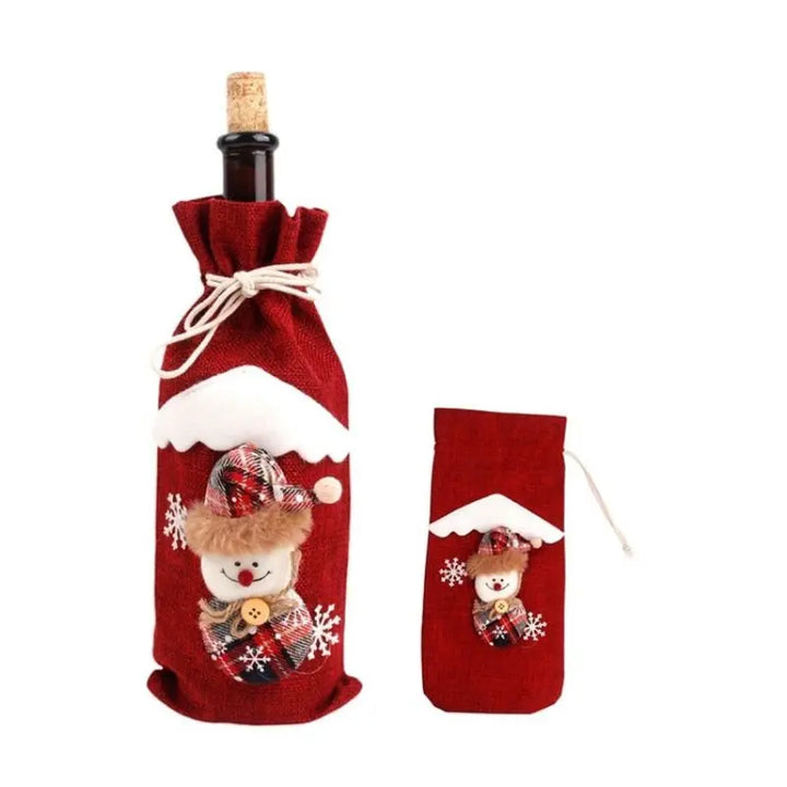 Saco para Vinho de Natal 01