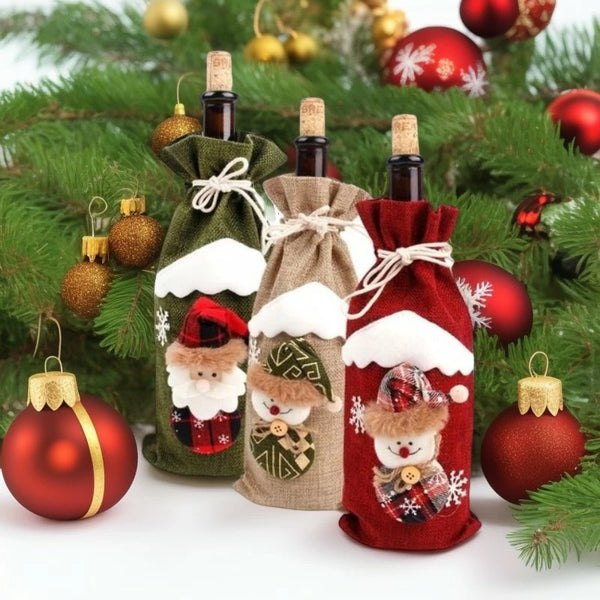 Saco para Vinho de Natal