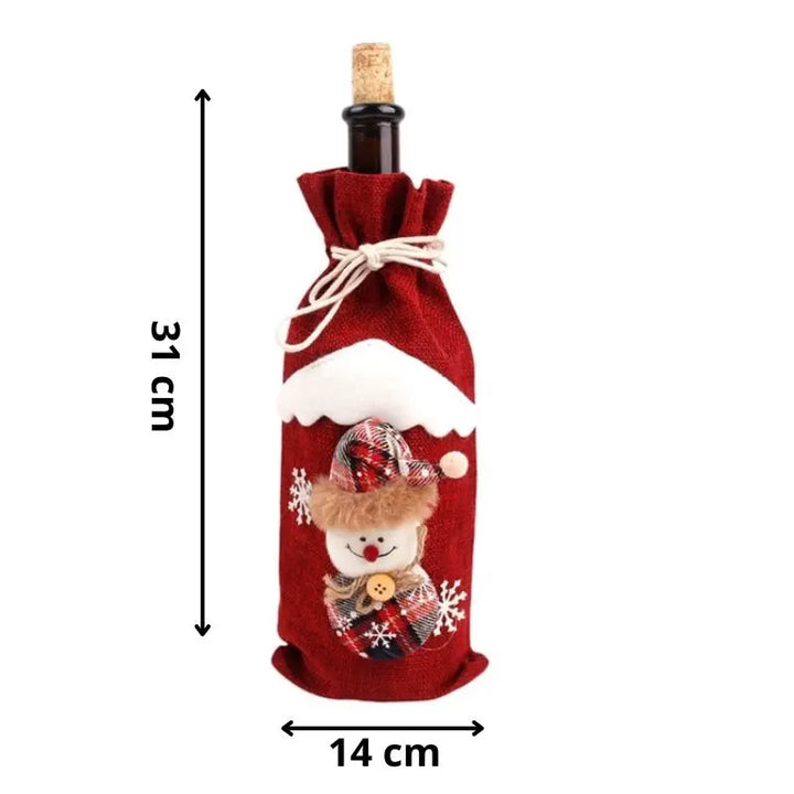 Saco para Vinho de Natal Tamanho