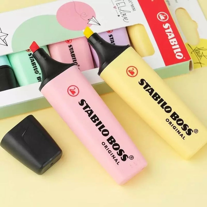 stabilo bos a base de agua - kit com 9 cores