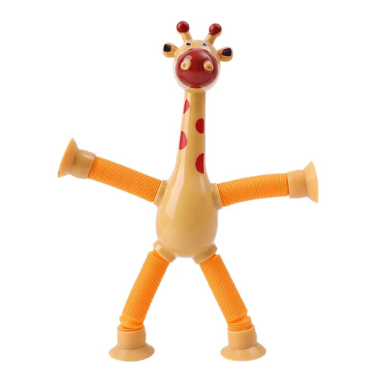 Girafa flexível, variante de cor amarela.