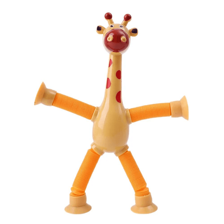 Girafa flexível, variante de cor amarela.